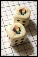 Dice : Dice - My Designs - Music Bob Marley 1 Pair - Sept 2012